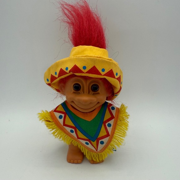 Mixed Lot of Vintage Troll Dolls Ace Novelty, Russ Style Plastic Figures - Picture 10 of 16
